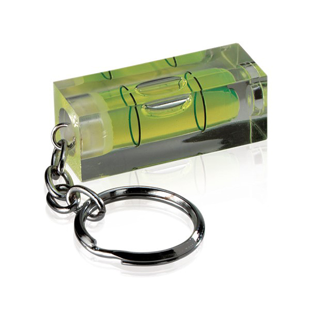 Libelle keychain level - green