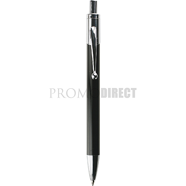 Hliníkové kuličkové pero - čierna