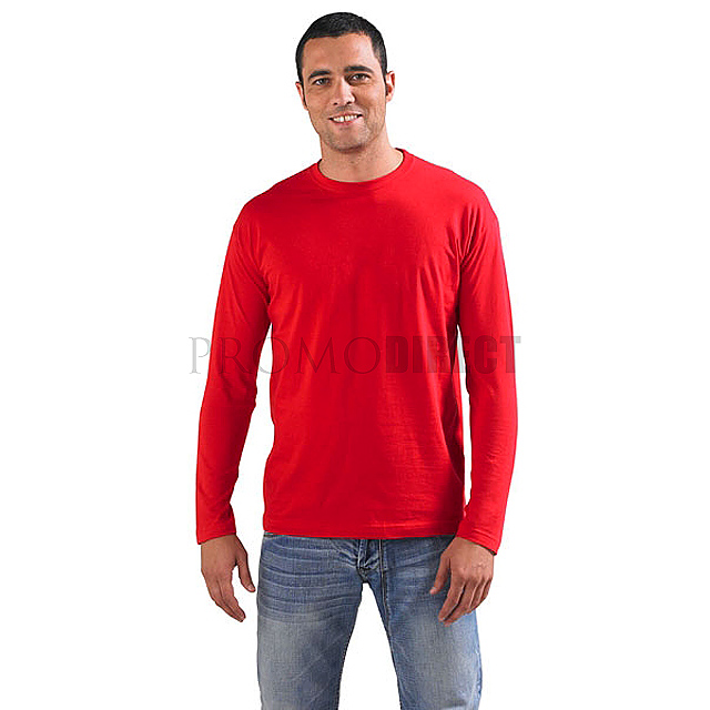 Men's T-shirt with long sleeves 150 color mix - black