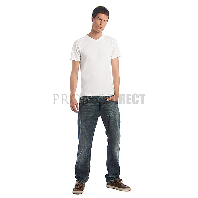 T-Shirt Men's V 150 White - white