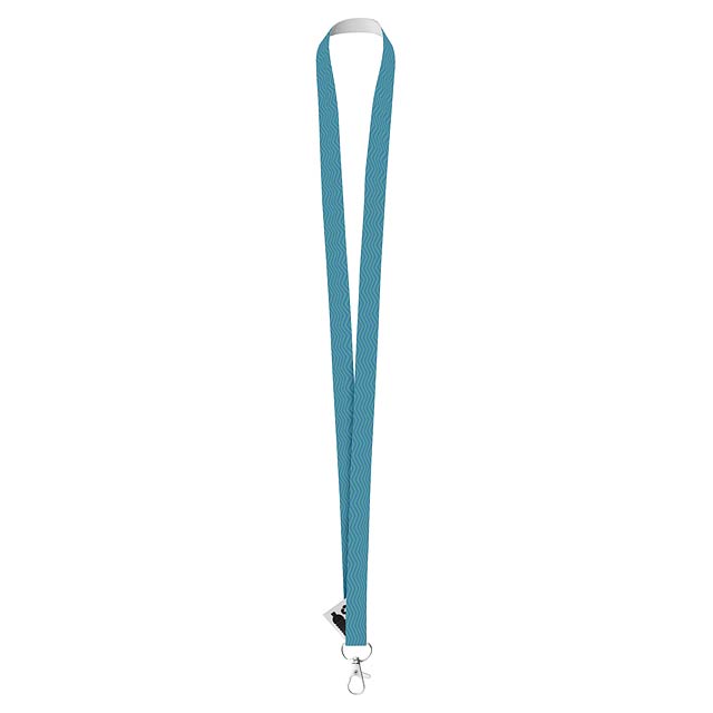 Lanyard aus recyceltem RPET mit 1-seitigem Aufdruck - Gold