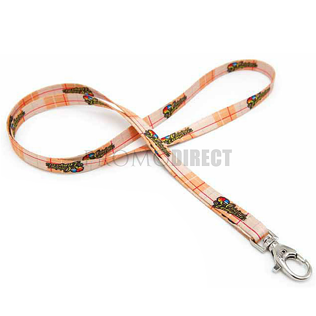 Lanyard mit Druck auf beiden Seiten 1 cm - Gold