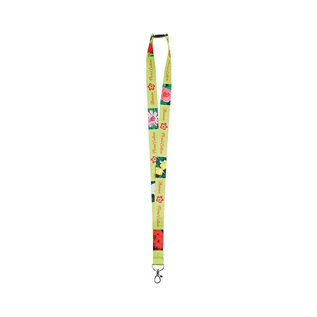 Lanyard mit Sicherheitsschnalle hinter dem Hals mit 1 cm doppelseitigem Aufdruck - Gold