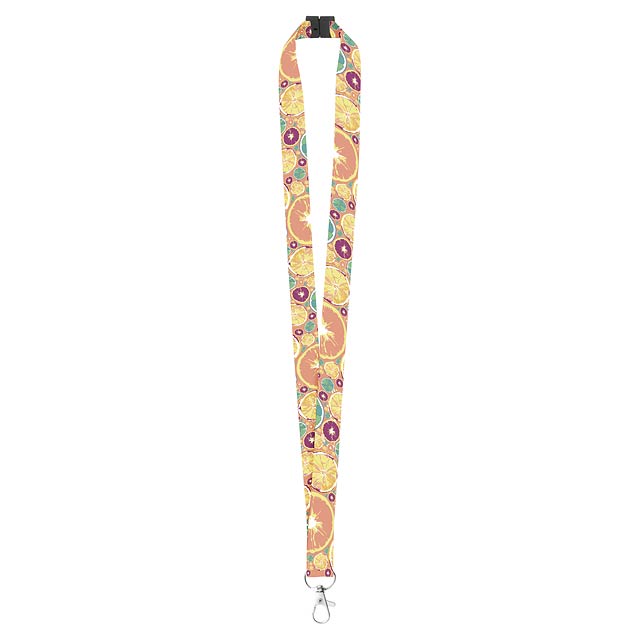 Lanyard mit Sicherheitsschnalle hinter dem Hals mit 1,5 cm doppelseitigem Aufdruck - Gold