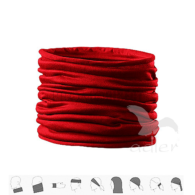 Multifunkční šátek Twister - bílá