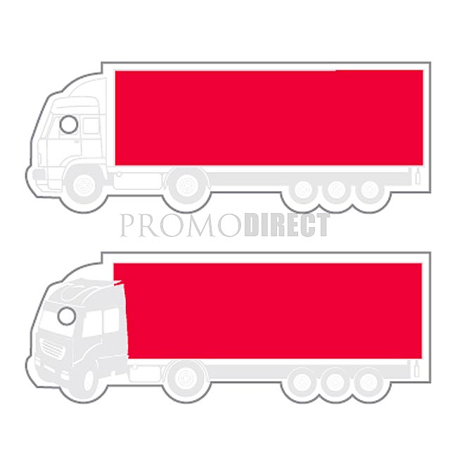 Aroma visačka tvar - nákladní auto - biela