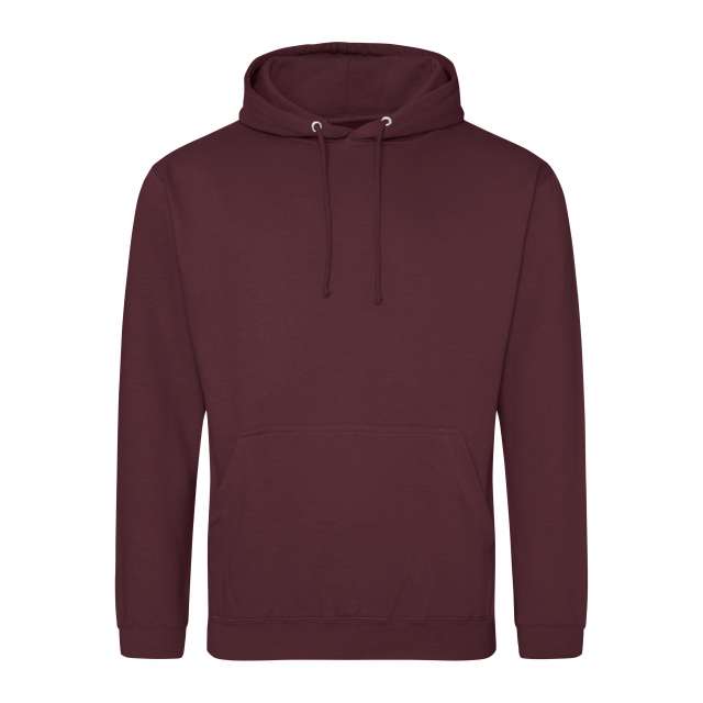 Just Hoods College Hoodie - Just Hoods College Hoodie - Maroon