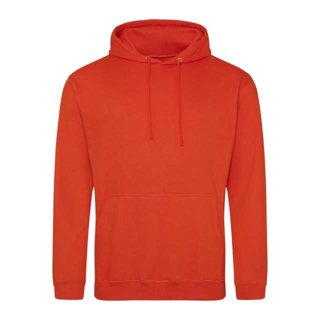 Just Hoods College Hoodie - Just Hoods College Hoodie - Antique Orange