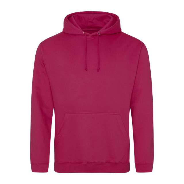 Just Hoods College Hoodie - Just Hoods College Hoodie - Heather Cardinal