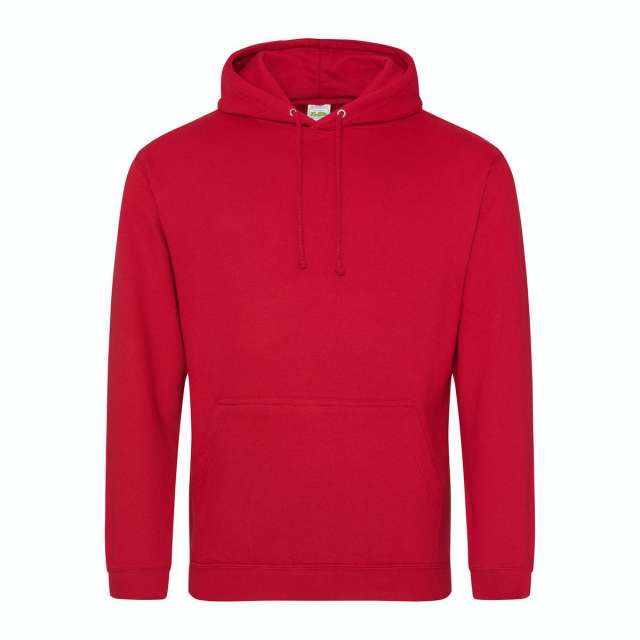 Just Hoods College Hoodie - red