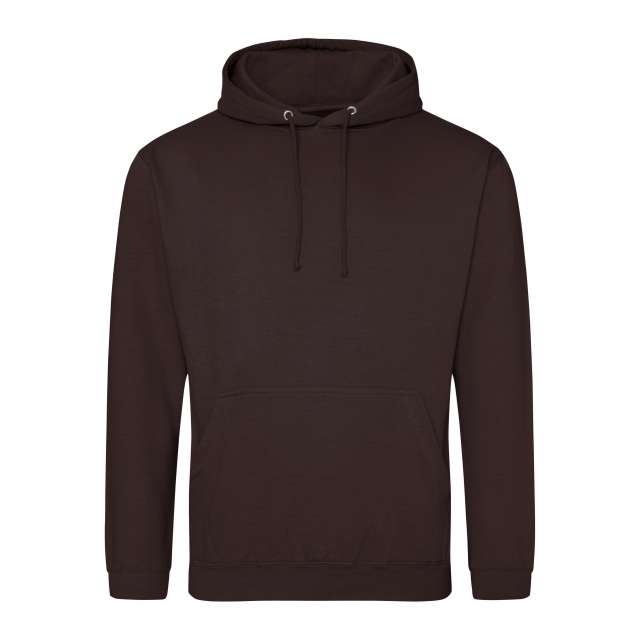 Just Hoods College Hoodie - Just Hoods College Hoodie - Dark Chocolate