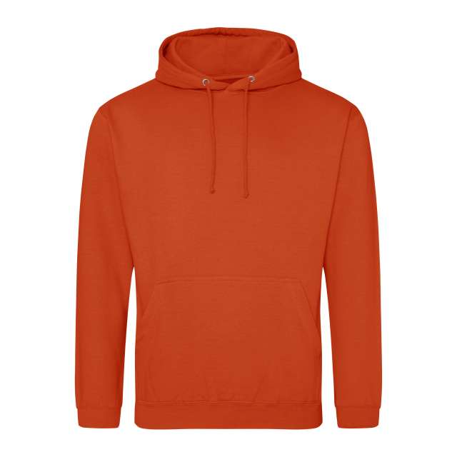 Just Hoods College Hoodie - Orange