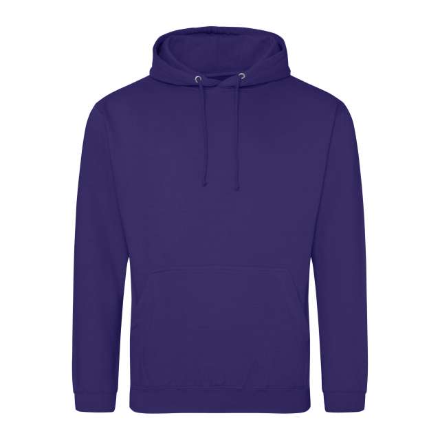 Just Hoods College Hoodie - Just Hoods College Hoodie - Purple