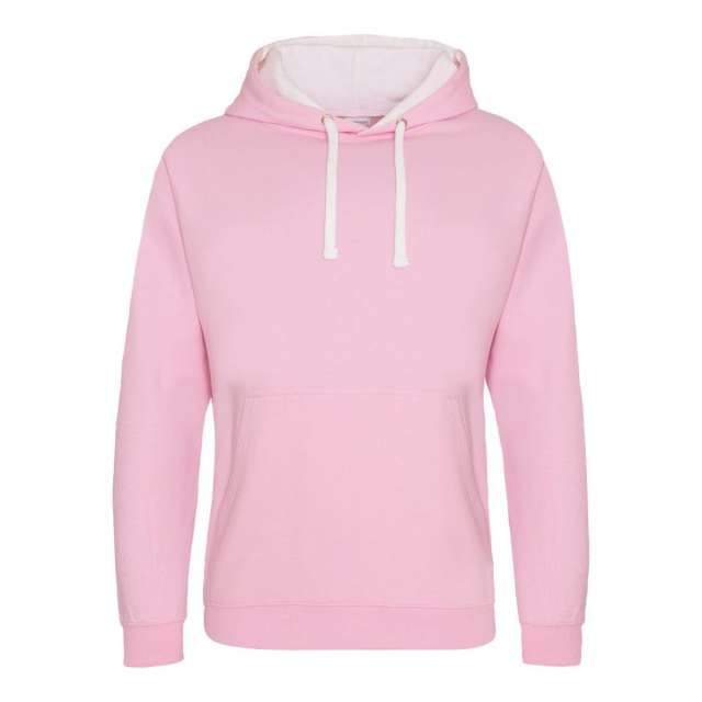 Just Hoods Varsity Hoodie - pink