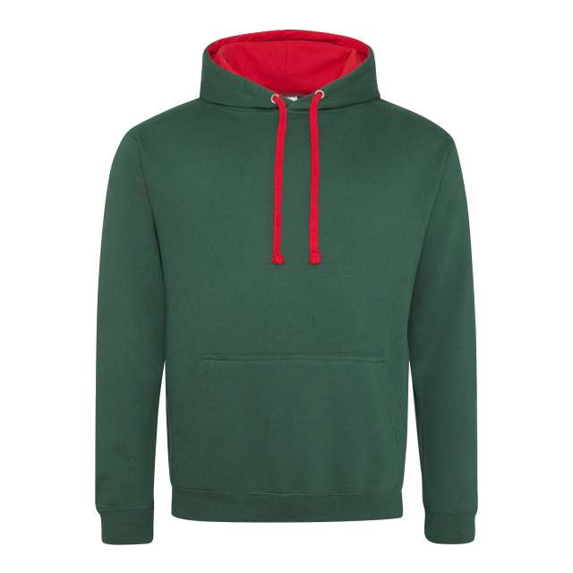 Just Hoods Varsity Hoodie - Just Hoods Varsity Hoodie - Forest Green