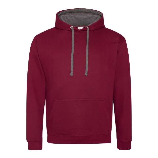 Just Hoods Varsity Hoodie - red