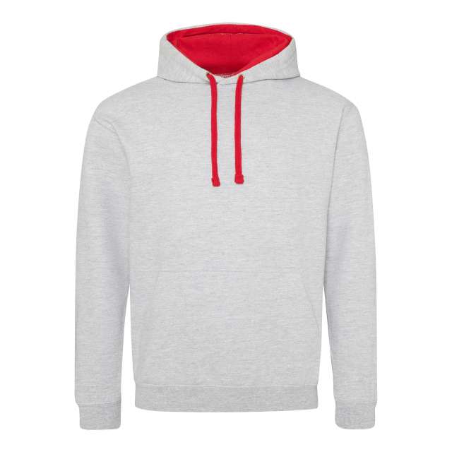 Just Hoods Varsity Hoodie - Grau