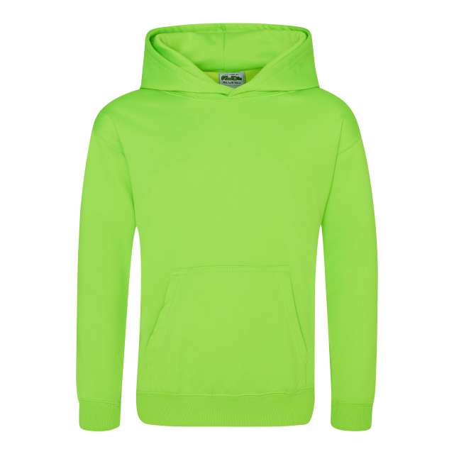 Just Hoods Kids Electric Hoodie - zelená