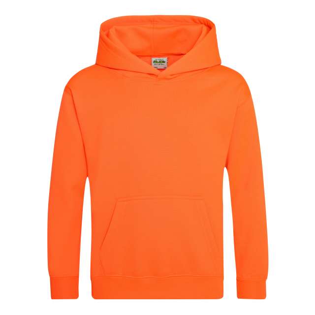 Just Hoods Kids Electric Hoodie - Orange