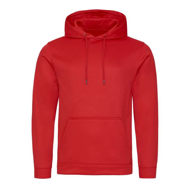 Just Hoods Sports Polyester Hoodie - red