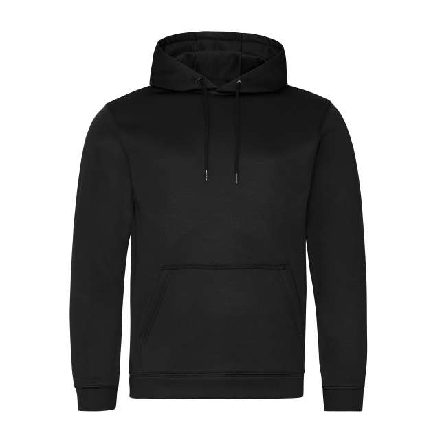 Just Hoods Sports Polyester Hoodie - černá