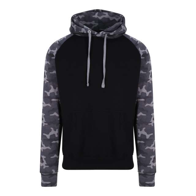 Just Hoods Baseball Hoodie - Just Hoods Baseball Hoodie - 