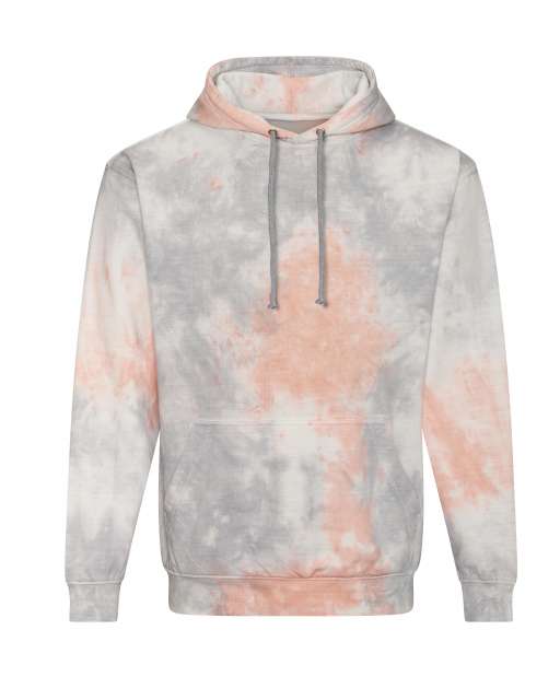 Just Hoods Tie-dye Hoodie - růžová