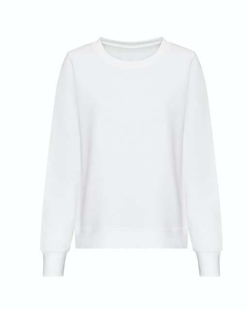 Just Hoods Women's Awdis Sweat - white