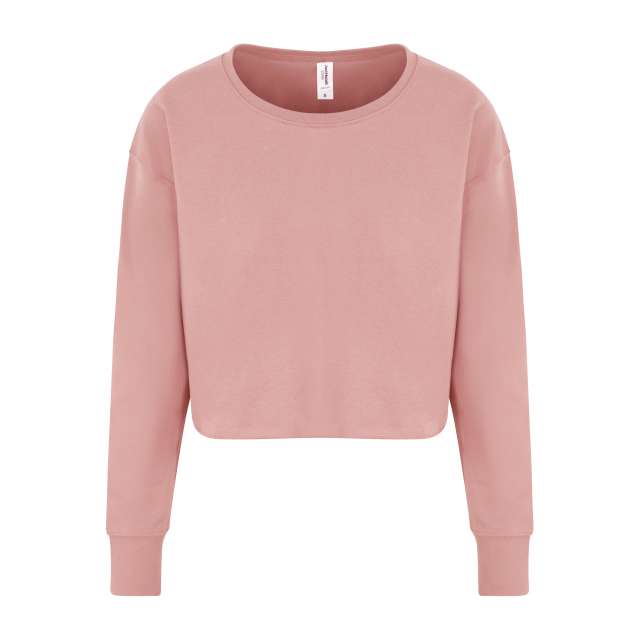 Just Hoods Women's Cropped Sweat - Orange