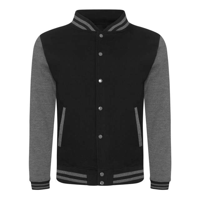 Just Hoods Varsity Jacket - čierna