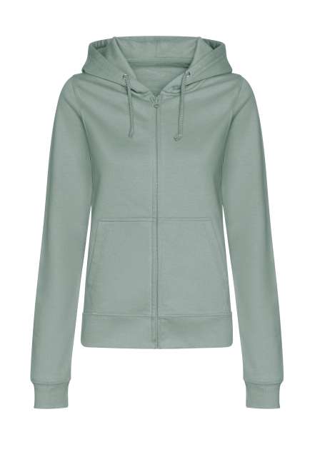 Just Hoods Women's College Zoodie - green