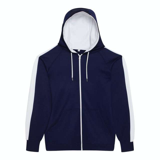 Just Hoods Sports Polyester Zoodie - blue