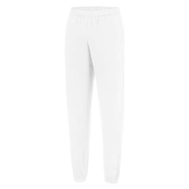 Just Hoods College Cuffed Jogpants - white
