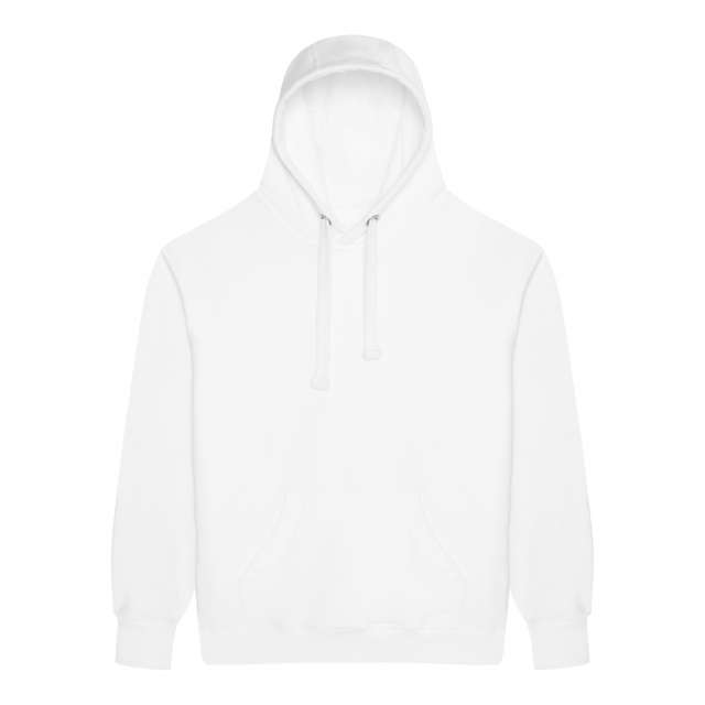 Just Hoods Graduate Heavyweight Hoodie - biela