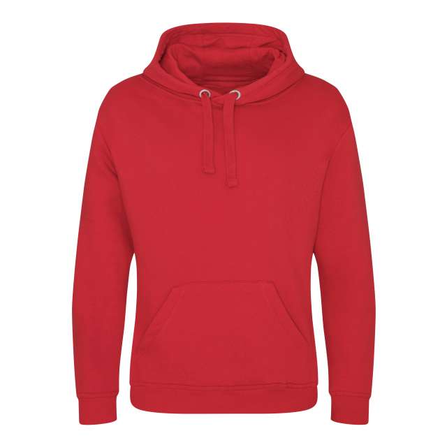 Just Hoods Graduate Heavyweight Hoodie - červená