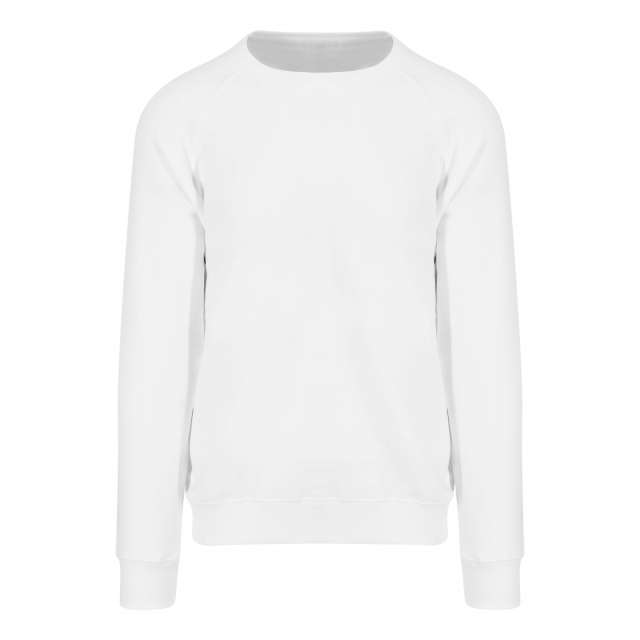 Just Hoods Graduate Heavyweight Sweat - white