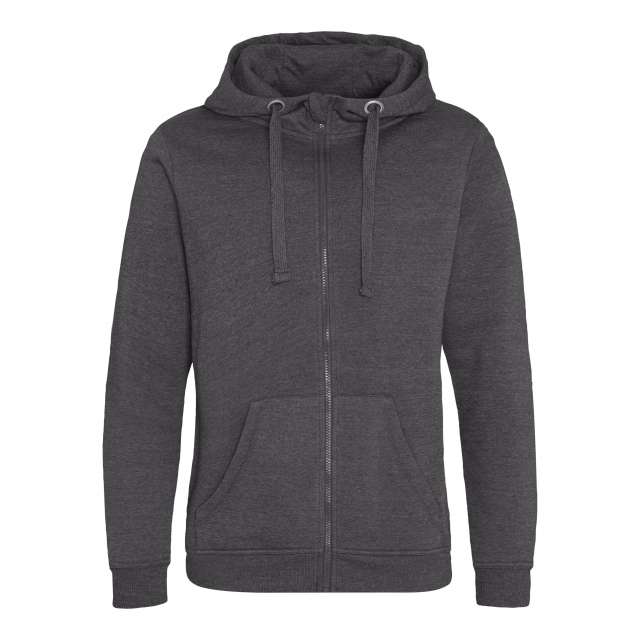 Just Hoods Graduate Heavyweight Zoodie - Just Hoods Graduate Heavyweight Zoodie - Charcoal