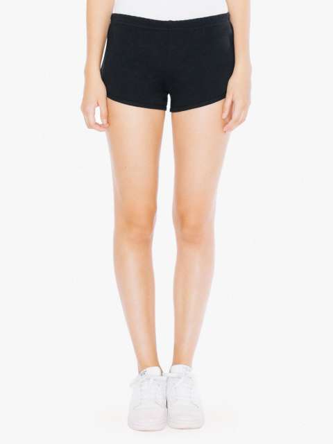 American Apparel Women's Interlock Running Shorts - čierna