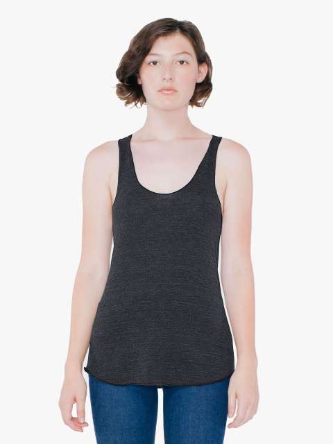 American Apparel Women's Tri-blend Racerback Tank - schwarz