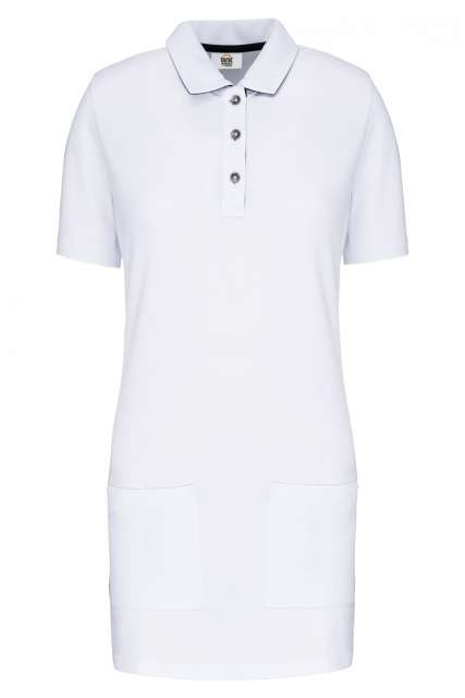 Designed To Work Ladies’ Short-sleeved Longline Polo Shirt - Designed To Work Ladies’ Short-sleeved Longline Polo Shirt - 