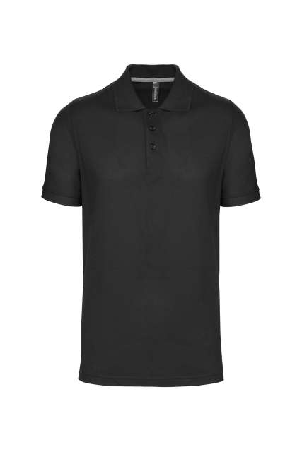 Designed To Work Men's Short-sleeved Polo Shirt - šedá