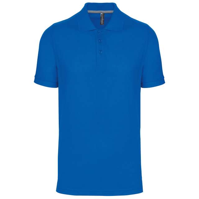 Designed To Work Men's Short-sleeved Polo Shirt - blue