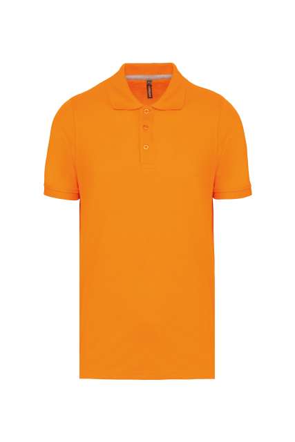 Designed To Work Men's Short-sleeved Polo Shirt - oranžová