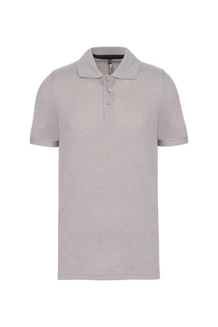 Designed To Work Men's Short-sleeved Polo Shirt - šedá