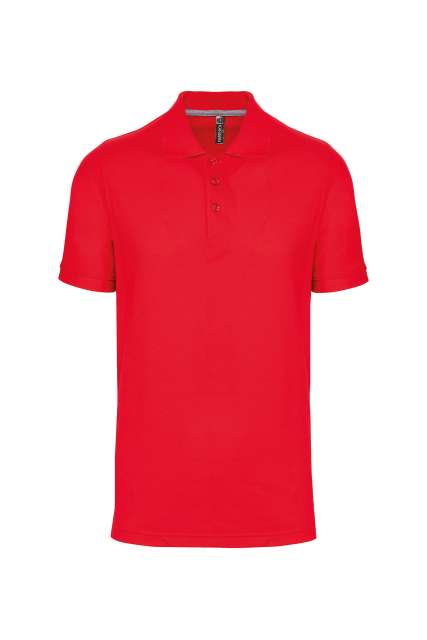 Designed To Work Men's Short-sleeved Polo Shirt - red