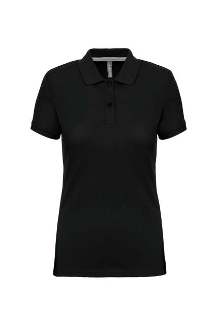 Designed To Work Ladies' Short-sleeved Polo Shirt - Designed To Work Ladies' Short-sleeved Polo Shirt - Black