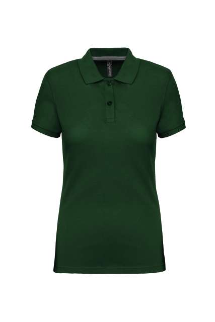 Designed To Work Ladies' Short-sleeved Polo Shirt - Designed To Work Ladies' Short-sleeved Polo Shirt - Forest Green