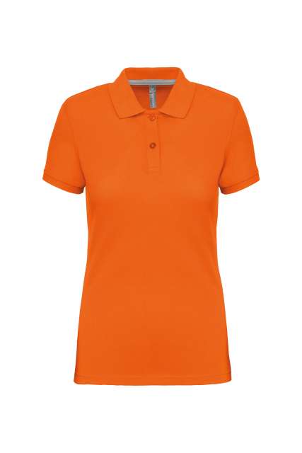 Designed To Work Ladies' Short-sleeved Polo Shirt - oranžová