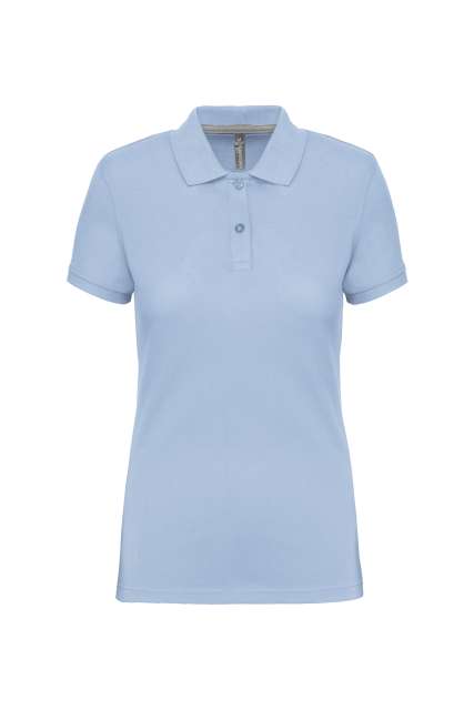 Designed To Work Ladies' Short-sleeved Polo Shirt - blue