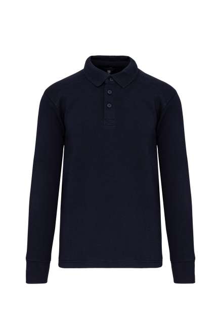 Designed To Work Polo Neck Sweatshirt - blue